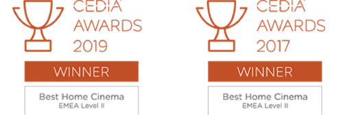 Best Home Cinema - CEDIA Awards 2019/2017 PNG