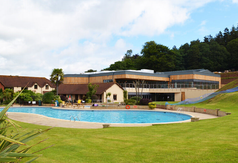 Cofton Holiday Park External View and Pool