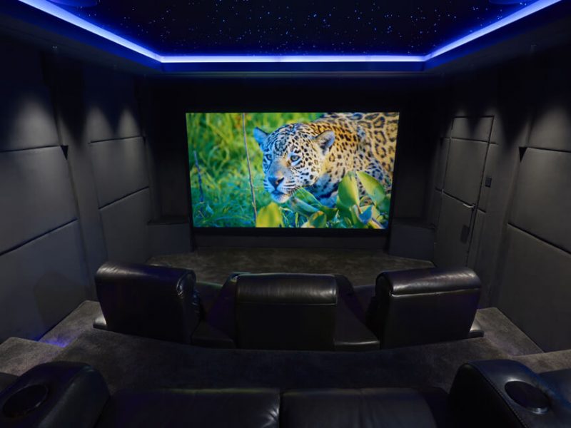 South West UK private cinema star field ceiling